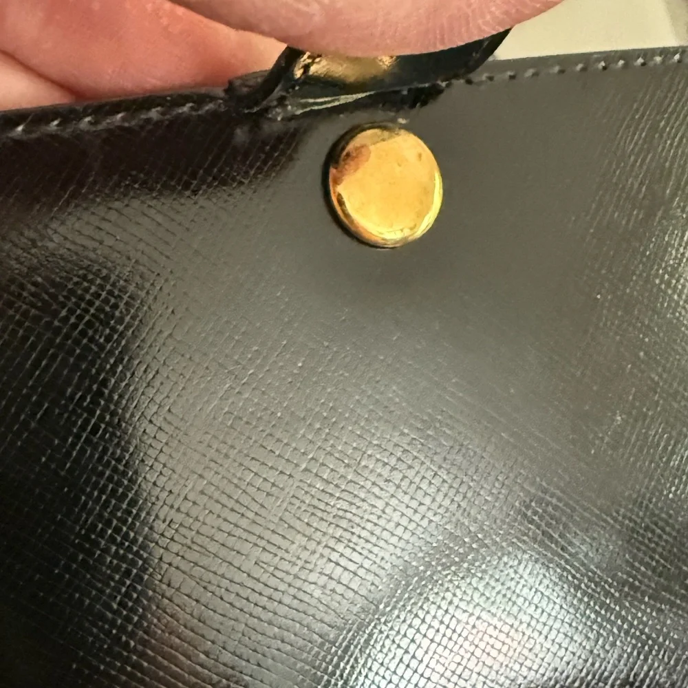 Versace Black Leather Toiletry bag w Charms NWOT - Picture 12 of 14